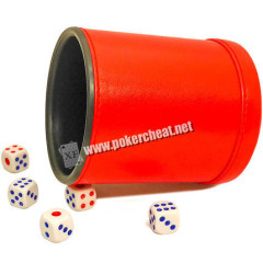 Red Casino Dice Scanner To See Through The Dice Cup / Dice Magic Device