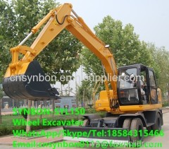 Bucket Wheeled Type Hydraulic Excavator 12ton High Quality