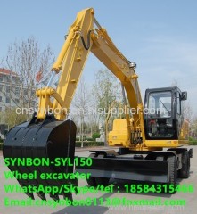 Bucket Wheeled Type Hydraulic Excavator 12ton High Quality