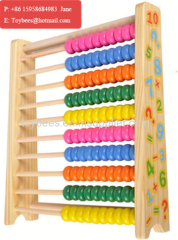 Wooden Abacus 100 Beads Counting Number Preschool Kid Learns Math Educationa Wooden Toy