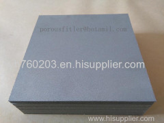 Titanium powder sintered filter plates