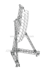 Medium Duty Aluminum PA Tower 9m High with 1000KG Capacity