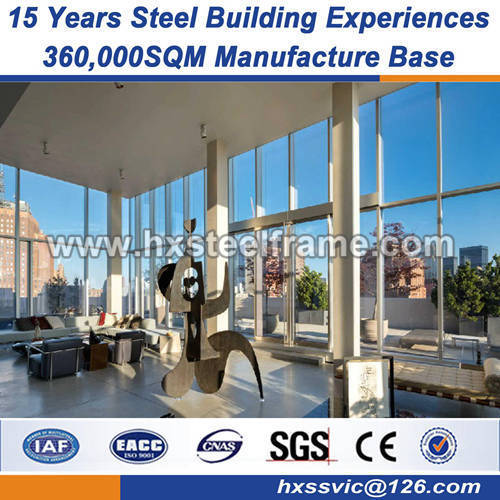 built-up steel column Pre-engineered building convinient installation