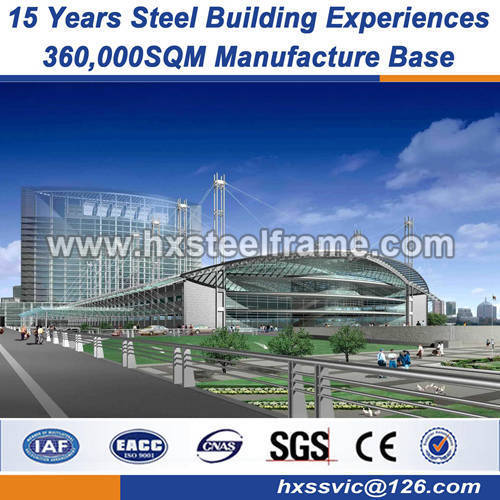 common structural steel pre engineering steel building outside using