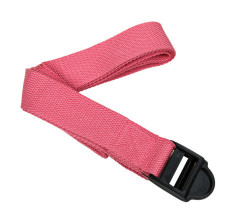 2018 Polyster-Cotton Colored Yoga Strap with Plastic or Metal Buckle.