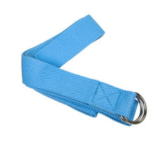 2018 Polyster-Cotton Colored Yoga Strap with Plastic or Metal Buckle.