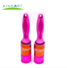 High-quailty colorful Sticky Clothes Cleaning lint roller with handle