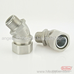 HOT SELLING Stainless Steel Liquid-tight Conduit Fittings 45d Angle from Driflex
