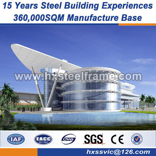 Customized steel structure fabrication building steel beams High Strength