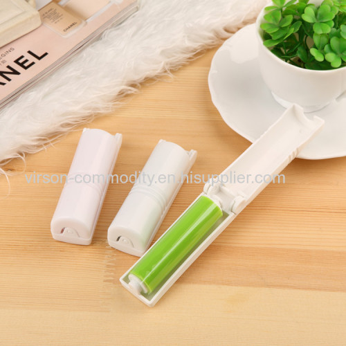 Plastic travel foldable pocket silicone sticky washable min lint roller