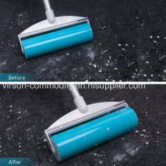 Silicone Lint Roller with long handle