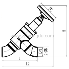 Seamless Y Type Globe Valve