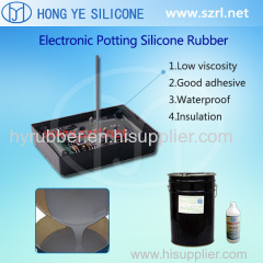 Condensation cure eletronic potting silicone rubber for PCB