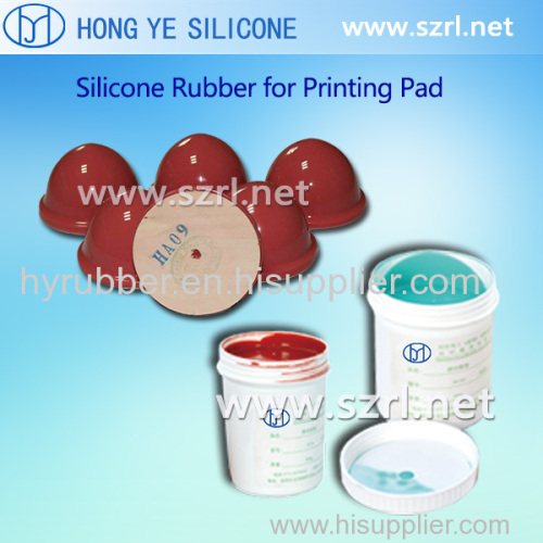 Liquid Pad Printing Silicone Rubber Material for printing line and picture of products