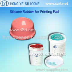 Liquid Pad Printing Silicone Rubber Material for printing line and picture of products