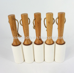 Wooden Handle Lint Roller