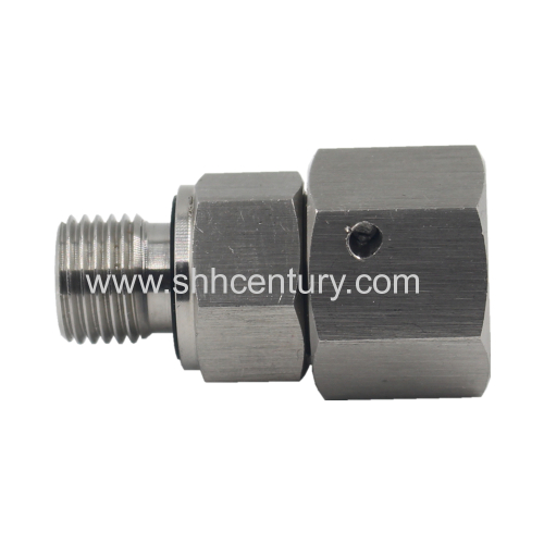 Stainless Steel 316 ED Sealing captive seal Hydraulic adapter 24 degree Cone Hose Fitting