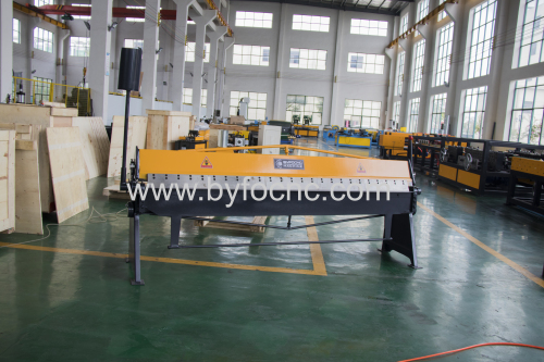 hvac duct manual sheet metal tdf folding machine