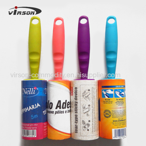 Silicone Colorful Handle Lint Roller 	