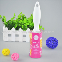 Custom Plastic Handle Clothes Cleaning 40sheets Sticky Lint Roller