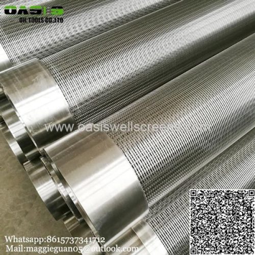 UN Supplier produce water well strainer pipe for drilling with welded connection end