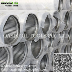 168mm well screen point pipe slotted well screens V type wedge wire tube/shallow well screens
