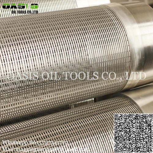 Slotted V Type Screen Tube 304 316 Grade Wire Point Pipe Used for Water Well Drill Filter