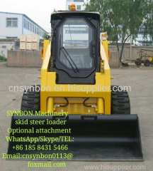 SYNBON Skid Steer Loader Small size Simple operation A variety of auxiliary tools Widely used