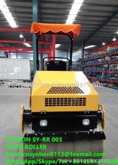 SYNBON Double steel wheel roller asphalt sand soil and gravel Double motors drive hydraulic steering and vibrate