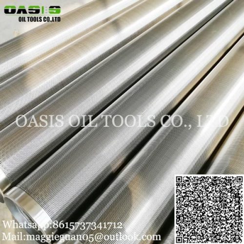 Slotted V Type Screen Tube 304 316 Grade Wire Point Pipe Used for Water Well Drill Filter