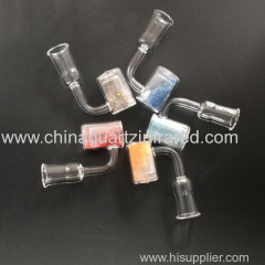 new Quartz banger with SiO2 opaque bottom Gavel nial 10mm & 14mm & 18mm Male & Female quartz nails for glass water pipe