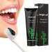 FDA CE private label natural glister dental activated charcoal toothpaste whitening teeth for free sample