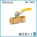 Angle Brass Gas Ball Valve-Flare X Female