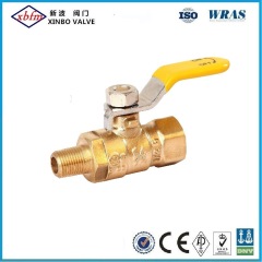 Angle Brass Gas Ball Valve-Flare X Female