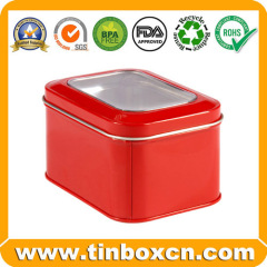 Rectangular Sliding Tin Container Slide Tin Box Metal Food Tin