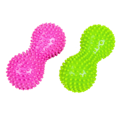 Pain Therapy Toy Peanut Shape Foot Point PVC Stress Relief Massage Ball Trigger Fitness Tool