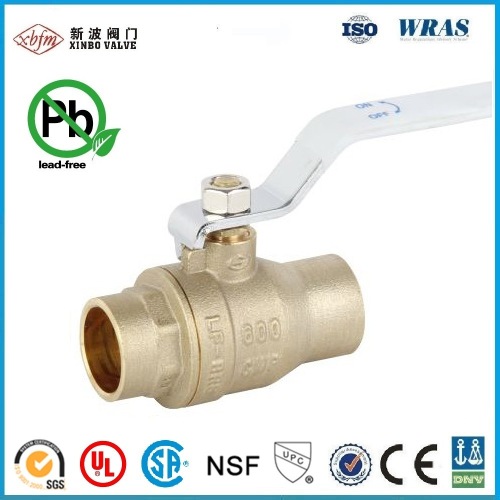 CSA UL Lead Free Forged Solder Brass Ball Valves