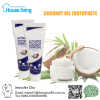 CE approved new trend popular natural teeth whitening coconut oil toothpaste