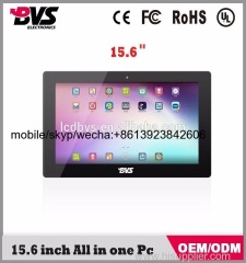 OEM 15.6 inch Rockchip quad core processor android desktops with 8GB ROM