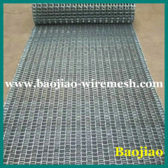 Stainless Steel Honeycomb Conveyor Belts Flat Wire Belt