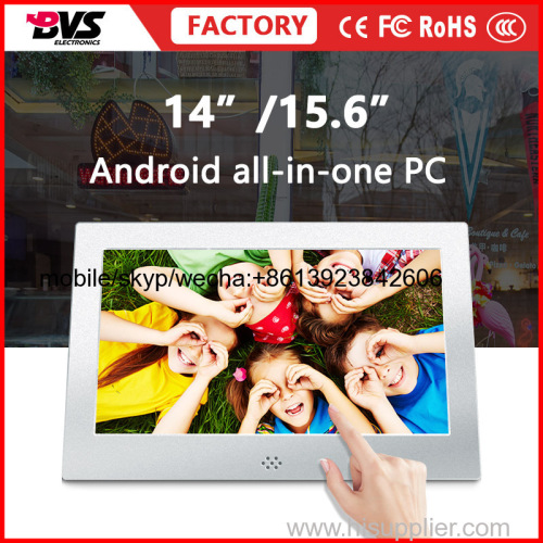 15.6 inch full HD touch screen pc with POE and wifi bluetooth for industrial display