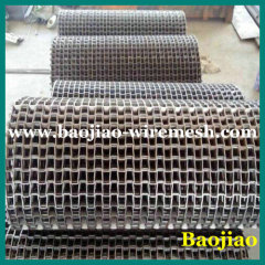 Stainless Steel Honeycomb Conveyor Belts Flat Wire Belt