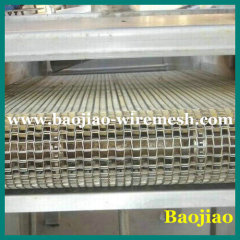Stainless Steel Honeycomb Conveyor Belts Flat Wire Belt