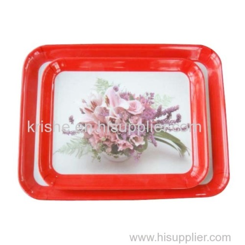 Hot selling Melamine serving tray food tray
