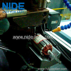 With the touch screen commutator wire fusing spot welding machine