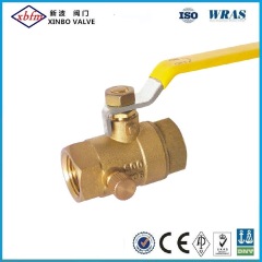 Cxc Full Port Brass Ball Valve with Drain Cock