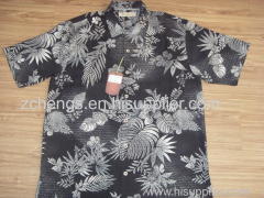 men's silk cotton linen shirt