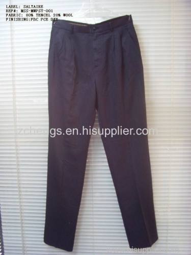 men's cotton silk tencel pants shorts