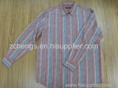 men's silk cotton tencel linen shirt