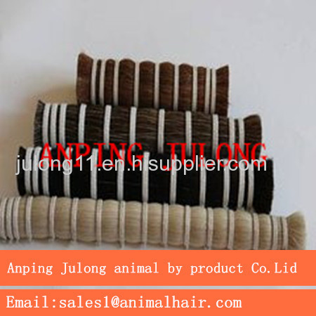 horse tail hair weft